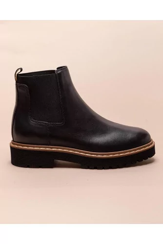 Achat Beattle - Leather boots with elastics 40 - Jacques-loup