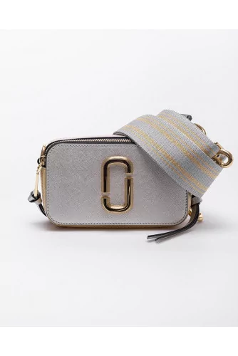 Snapshot - Rectangular leather bag with zipper