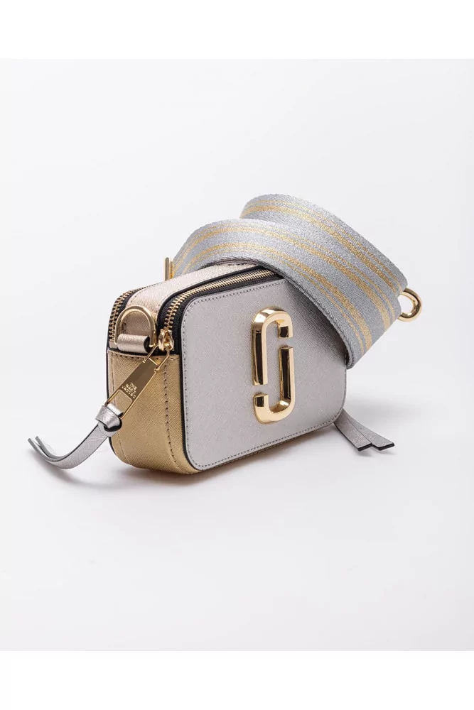 Snapshot of Marc Jacobs - Silver, gold and platina colored bag made of  leather with shoulder strap for women