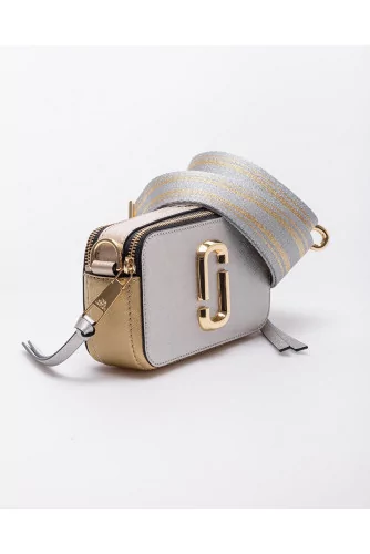 Snapshot - Rectangular leather bag with zipper