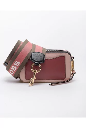 Snapshot - Rectangular leather bag with zipper