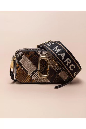 Achat Snapshot - Rectangular leather bag with python print - Jacques-loup