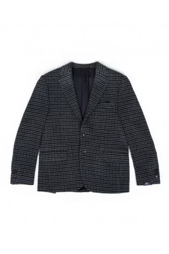 Veste Massimo Piombo vert de gris et noir pour homme