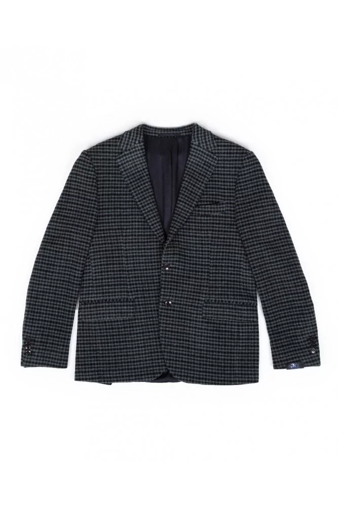 Veste Massimo Piombo vert de gris et noir pour homme