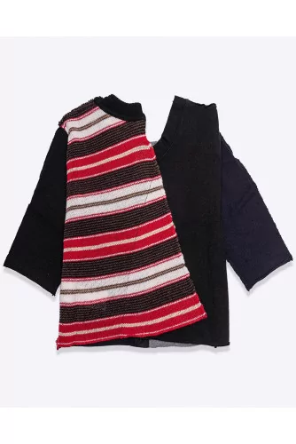 Achat Cashmere and wool cardigan with round neckline LS - Jacques-loup