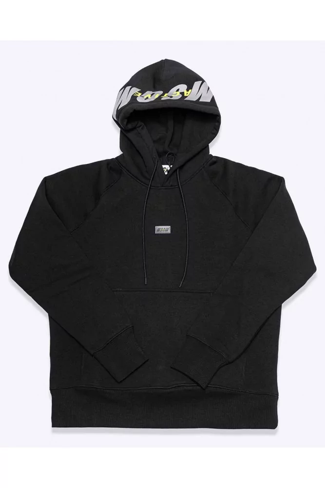 Cotton hoodie with MSGM logo LS