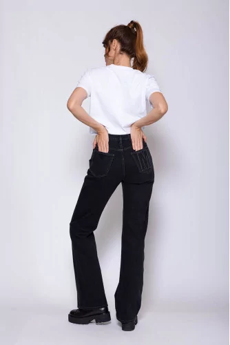 Achat Denim jeans with high waistline - Jacques-loup