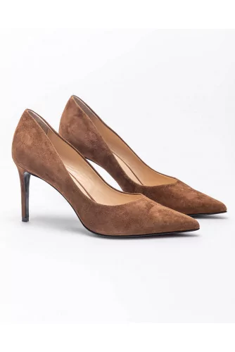 Escarpins en suede 80