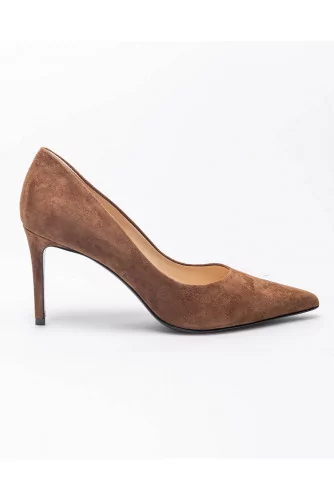 Escarpins en suede 80