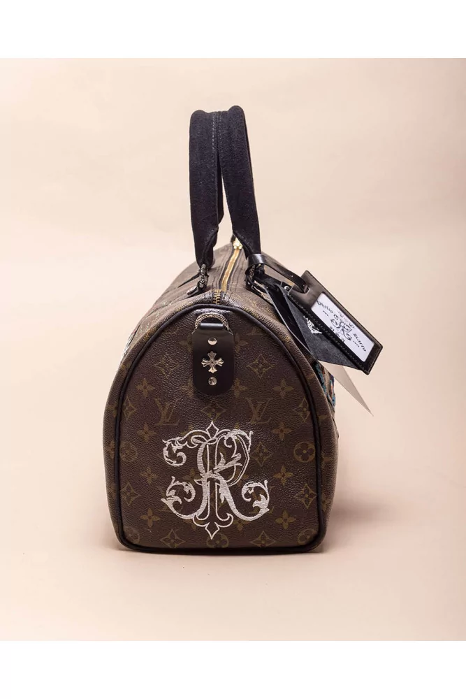 Used Louis Vuitton Monogram Speedy 35cm Top Handle Bag Authentic