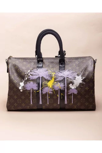 Gang of Love - Customized bag with silver and python details 45 cm