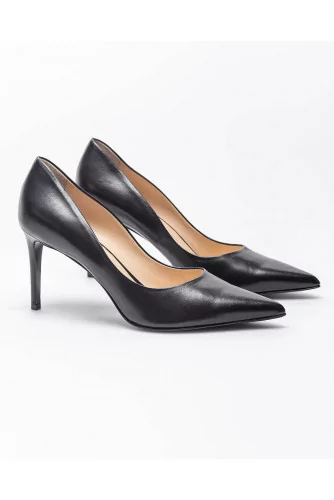 Nappa leather pumps 80