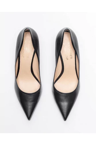 Nappa leather pumps 80