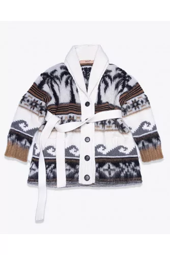 Achat Oversized alpaca and wool cardigan LS - Jacques-loup