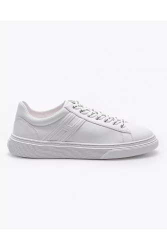 Cassetta - Nappa leather sneakers with applied logo 30