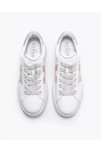 Rebel H 564 - Nappa leather sneakers with H logo 40