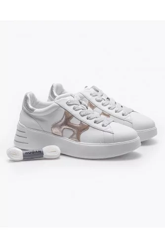 Rebel H 564 - Nappa leather sneakers with H logo 40