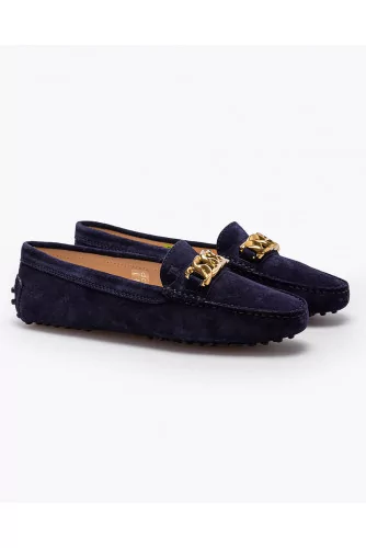Achat Gommino - Split leather moccasins with metal chain - Jacques-loup