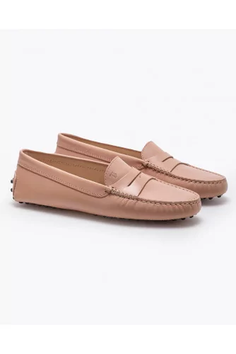 Achat Gommino - Patina calfskin leather moccasins with decorative tab - Jacques-loup
