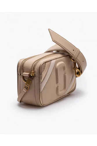 Motoshot - Rectangular nappa leather bag with shoulder strap