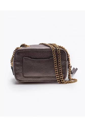 Achat The Glamshot 17 - Metallized leather rectangular bag - Jacques-loup