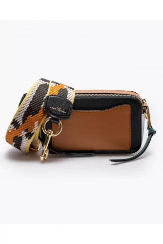 Snapshot - Printed leather bag with shoulder strap