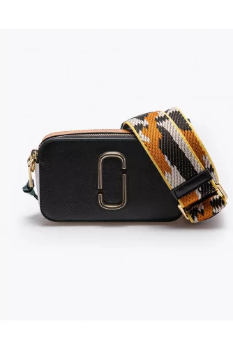 Snapshot - Printed leather bag with shoulder strap