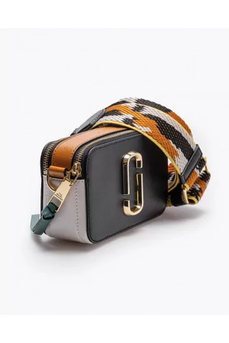 Snapshot - Printed leather bag with shoulder strap