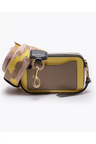Snapshot - Printed leather bag with shoulder strap