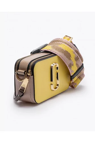 Snapshot - Printed leather bag with shoulder strap