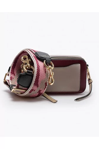 Snapshot - Printed leather bag with shoulder strap