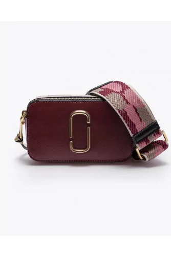 Snapshot - Printed leather bag with shoulder strap