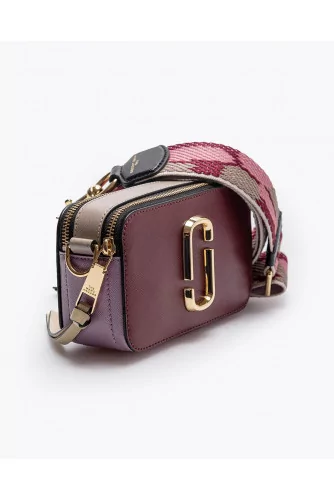 Snapshot - Printed leather bag with shoulder strap