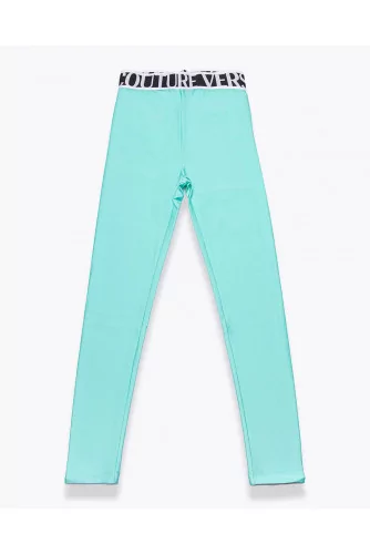 Achat Sporty Lycra leggings with jacquard belt - Jacques-loup
