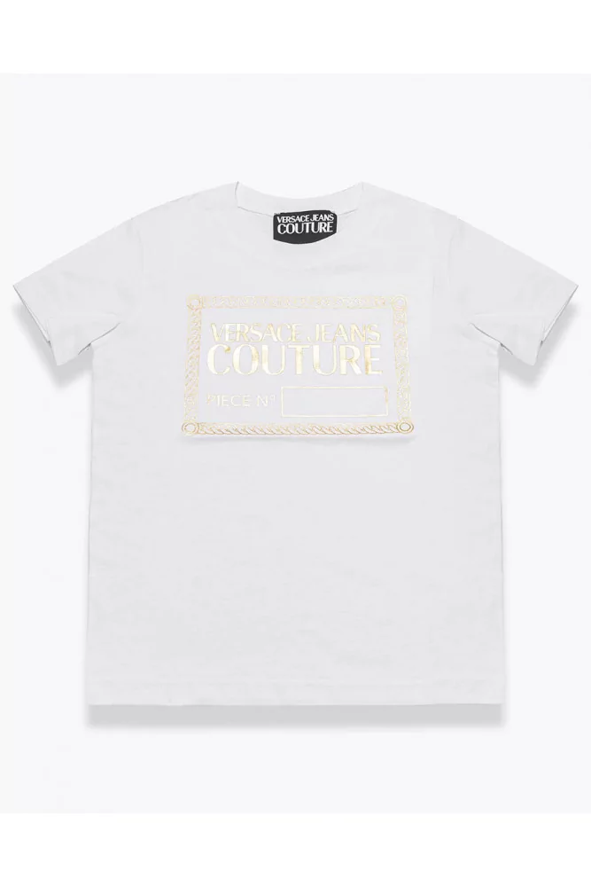 Cotton jersey T-shirt with logo SS