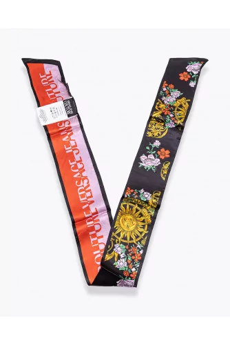 Achat Silk headscarf with floral print - Jacques-loup
