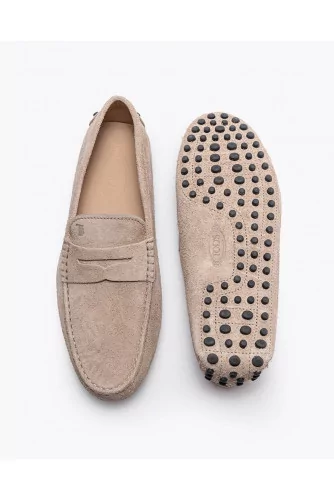 Gommino - Split leather moccasins with decorative tab