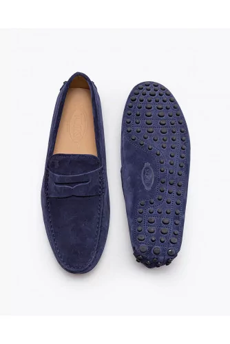 Gommino - Split leather moccasins with decorative tab