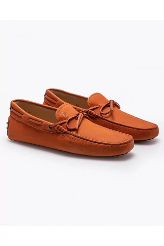 Gommino - Nubuck moccasins with shoelaces