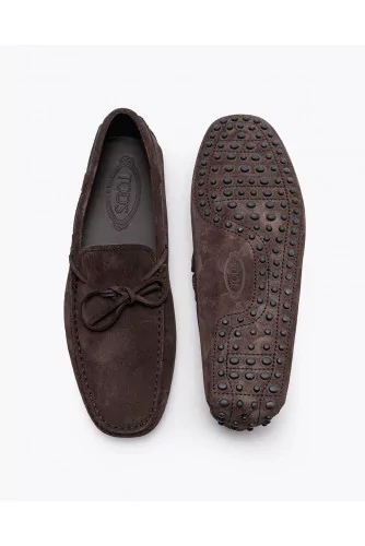 Gommino - Split leather moccasins with laces