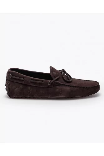 Gommino - Split leather moccasins with laces