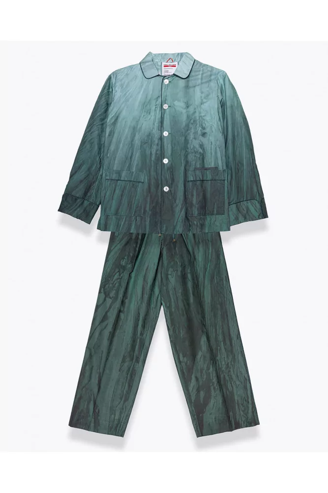 Umit x F.R.S. - Ensemble pyjamas en coton délavé Vert XL