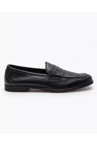 Yacht - Leather mocassins with upper strap