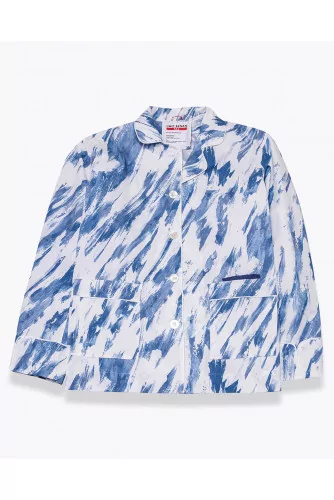 Cotton pyjamas with Tie and Dye print