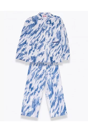 Achat Ensemble pyjamas en coton avec imprimé Tie and Dye - Jacques-loup