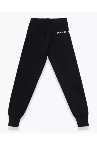 Cotton cropped hoodie and sweatpants