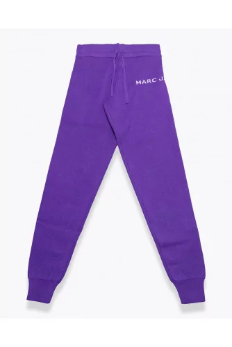 Cotton cropped hoodie and sweatpants