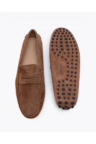 Gommino - Split leather moccasins with decorative tab