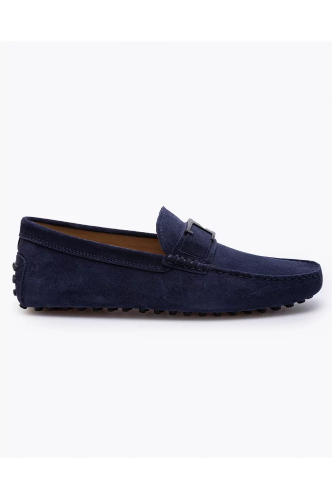 Gommino T Piatta - Mocassins en croûte de cuir avec T en acier