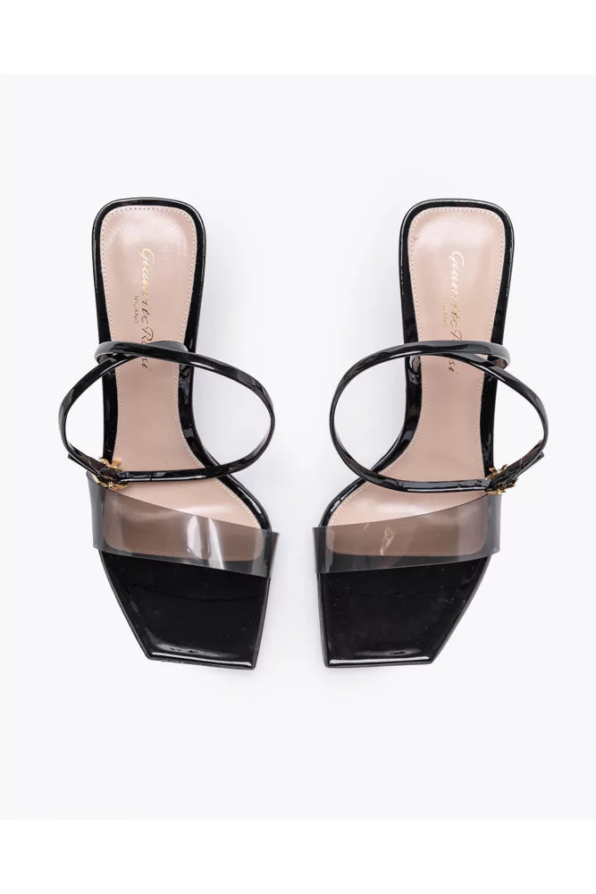 ZARA NEW WOMAN Heeled Vinyl Sandals With Shiny Detail Clear 35-42 3830/710  $74.88 - PicClick